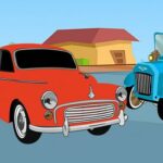 Old Timer Cars Coloring