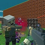 Shooting Blocky Combat Swat GunGame Survival